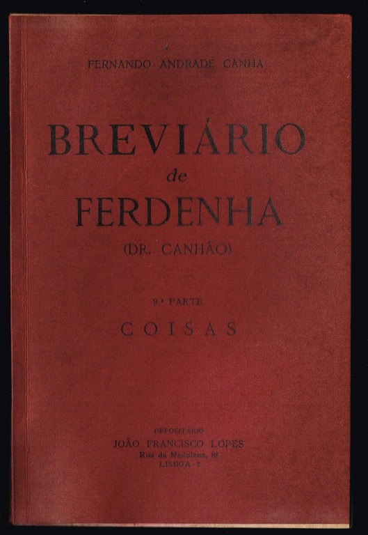 BREVI�RIO DE FERDENHA (Dr. Canh�o) - Coisas 9� parte
